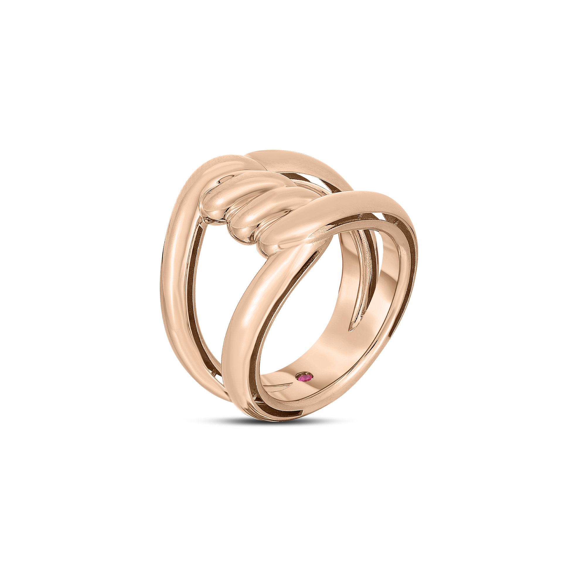 Rose gold knot new arrivals ring